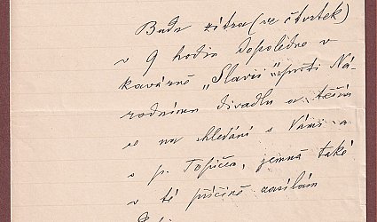 Dopis Ignátu Herrmannovi.