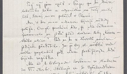 Dopis Ignátu Herrmannovi.