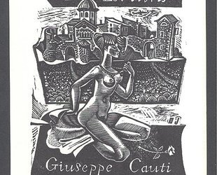 Ex libris Giuseppe Cauti.