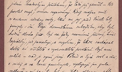 Dopis  neznámému adresátovi z Pardubic.